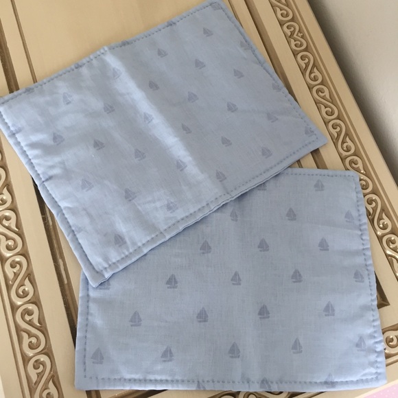 2 NWT Zara nautical boat blue boy pillow cases - Picture 1 of 4